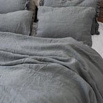 Natural linen duvet cover set natural - MOO Linen Shop