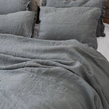 Natural linen duvet cover set natural - MOO Linen Shop
