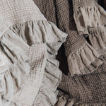 Natural waffle THROW natural waffle - MOO Linen Shop