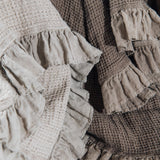 Natural waffle THROW natural waffle - MOO Linen Shop