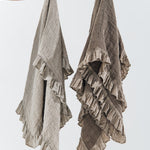 Natural waffle THROW natural waffle - MOO Linen Shop