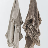 Natural waffle THROW natural waffle - MOO Linen Shop