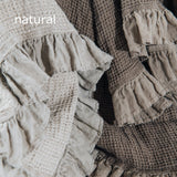 Natural waffle THROW natural waffle - MOO Linen Shop