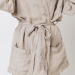 ROSE pants and shirt set natural - MOO Linen Shop