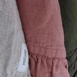 Ruffle linen TOWEL natural - MOO Linen Shop