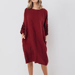 SALE 50% OFF BARCELONA dress blue ice M - MOO Linen Shop