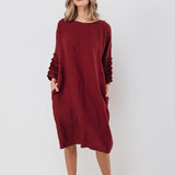 SALE 50% OFF BARCELONA dress blue ice M - MOO Linen Shop