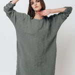 SALE 50% OFF BARCELONA dress blue ice M - MOO Linen Shop