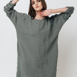 SALE 50% OFF BARCELONA dress blue ice M - MOO Linen Shop