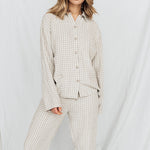 SALE 50 % OFF JANE Pajama set natural S - MOO Linen Shop