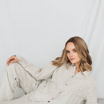 SALE 50 % OFF JANE Pajama set natural S - MOO Linen Shop