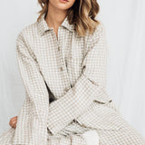 SALE 50 % OFF JANE Pajama set natural S - MOO Linen Shop
