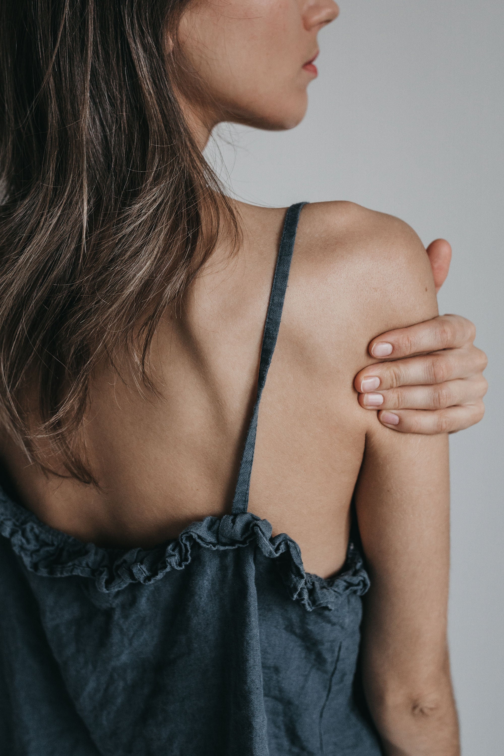 SALE 50% OFF JULLIETTE pajama set ocean green S - MOO Linen Shop