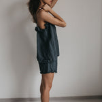 SALE 50% OFF JULLIETTE pajama set ocean green S - MOO Linen Shop