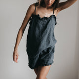 SALE 50% OFF JULLIETTE pajama set ocean green S - MOO Linen Shop