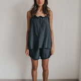 SALE 50% OFF JULLIETTE pajama set ocean green S - MOO Linen Shop