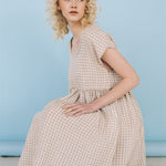 SALE 50% OFF LOLA dress powder pink M - MOO Linen Shop