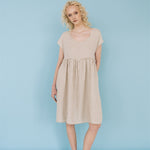 SALE 50% OFF LOLA dress powder pink M - MOO Linen Shop