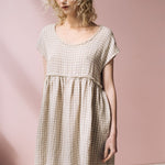 SALE 50% OFF LOLA dress powder pink M - MOO Linen Shop