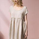 SALE 50% OFF LOLA dress powder pink M - MOO Linen Shop