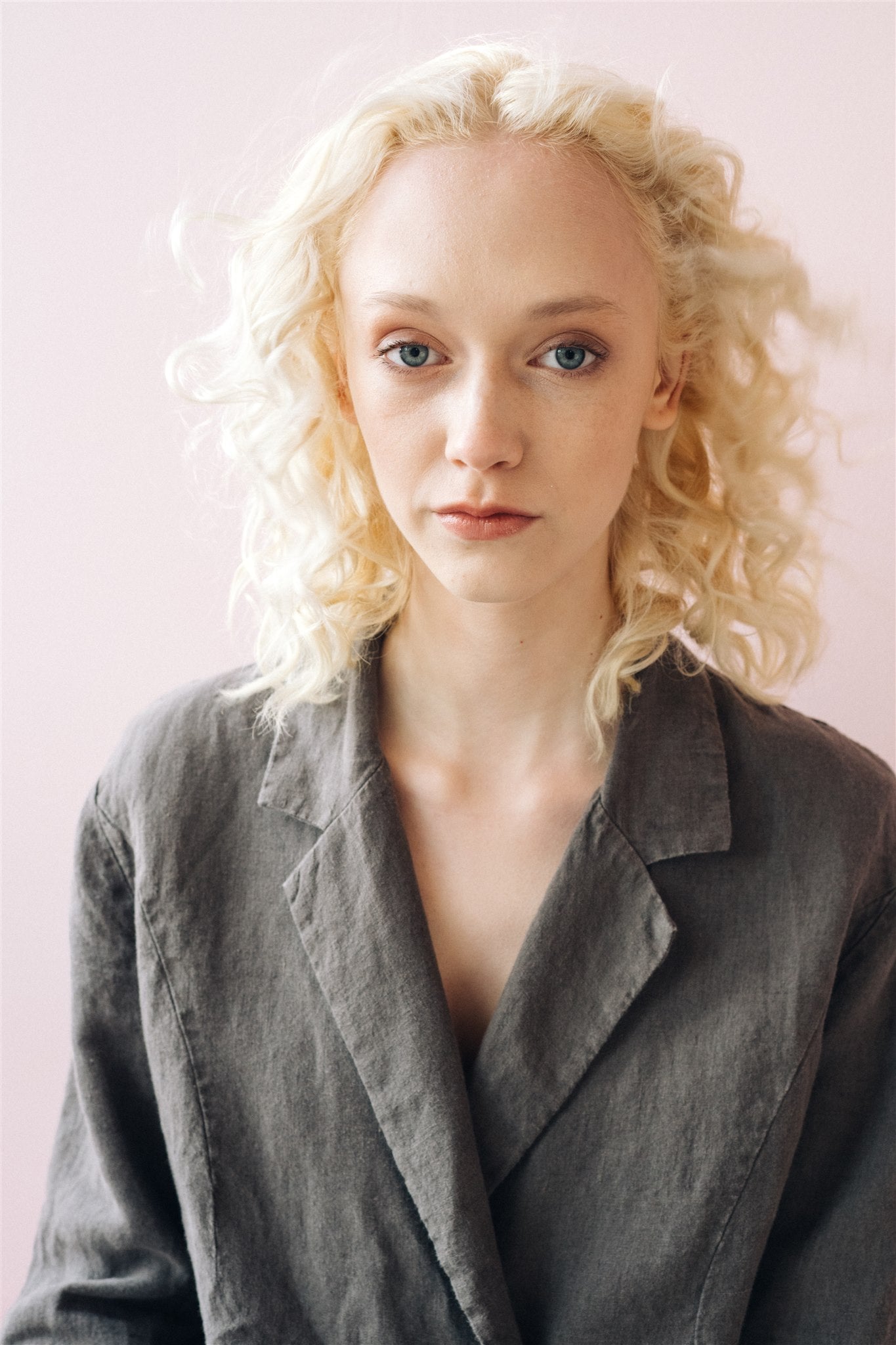 SANDER tailored pants and linen blazer antracite - MOO Linen Shop