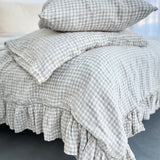 SHABBY CHIC duvet cover set white - MOO Linen Shop