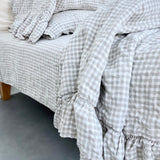 SHABBY CHIC duvet cover set white - MOO Linen Shop