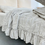 SHABBY CHIC duvet cover set white - MOO Linen Shop
