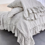 SHABBY CHIC duvet cover set white - MOO Linen Shop
