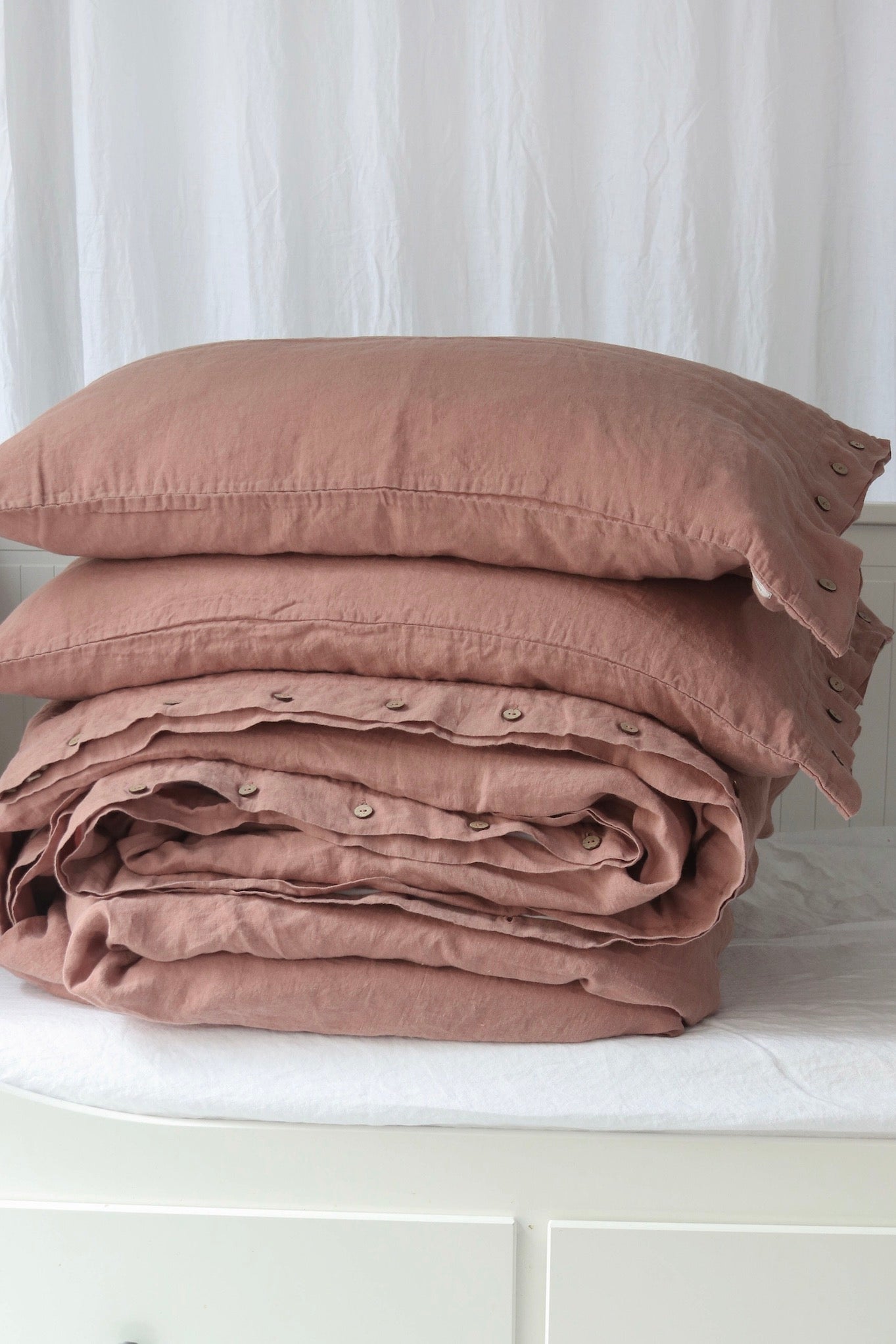 SOFT linen duvet cover set natural - MOO Linen Shop