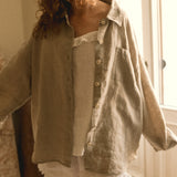 SWEET pajama set of 3 white - MOO Linen Shop