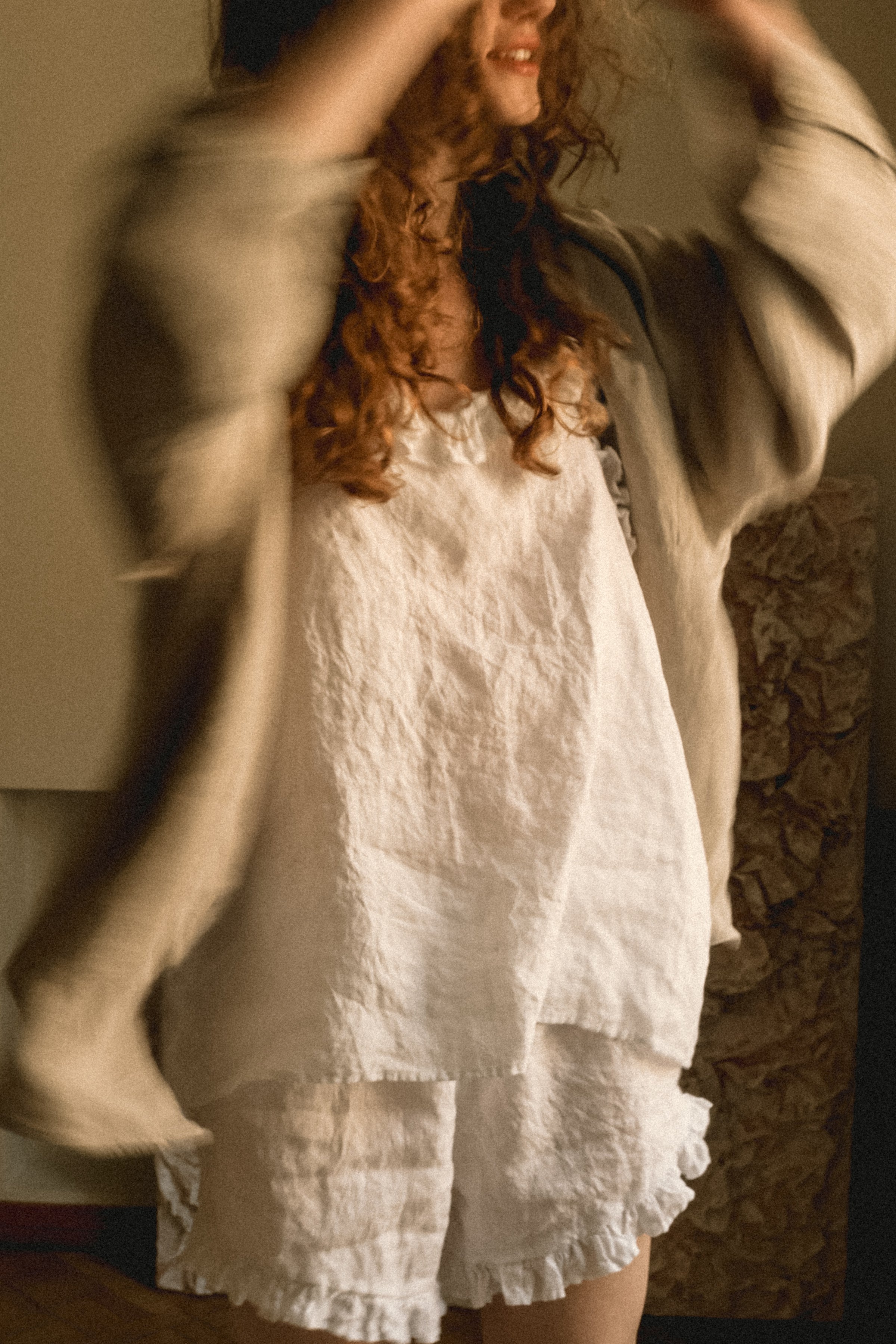 SWEET pajama set of 3 white - MOO Linen Shop