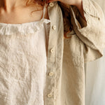 SWEET pajama set of 3 white - MOO Linen Shop