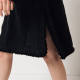 THE CITY linen dress antique white - MOO Linen Shop