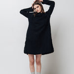 THE CITY linen dress antique white - MOO Linen Shop