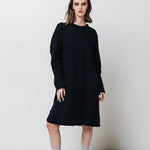 THE CITY linen dress antique white - MOO Linen Shop