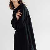 THE CITY linen dress antique white - MOO Linen Shop