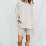 VANESSA boxy oversized shirt white - MOO Linen Shop