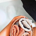 Waffle TOWEL natural waffle - MOO Linen Shop