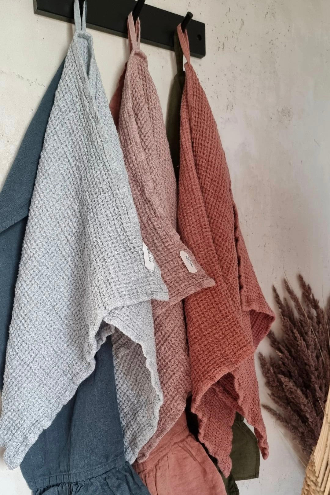 Waffle TOWEL natural waffle - MOO Linen Shop