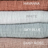 Waffle TOWEL natural waffle - MOO Linen Shop