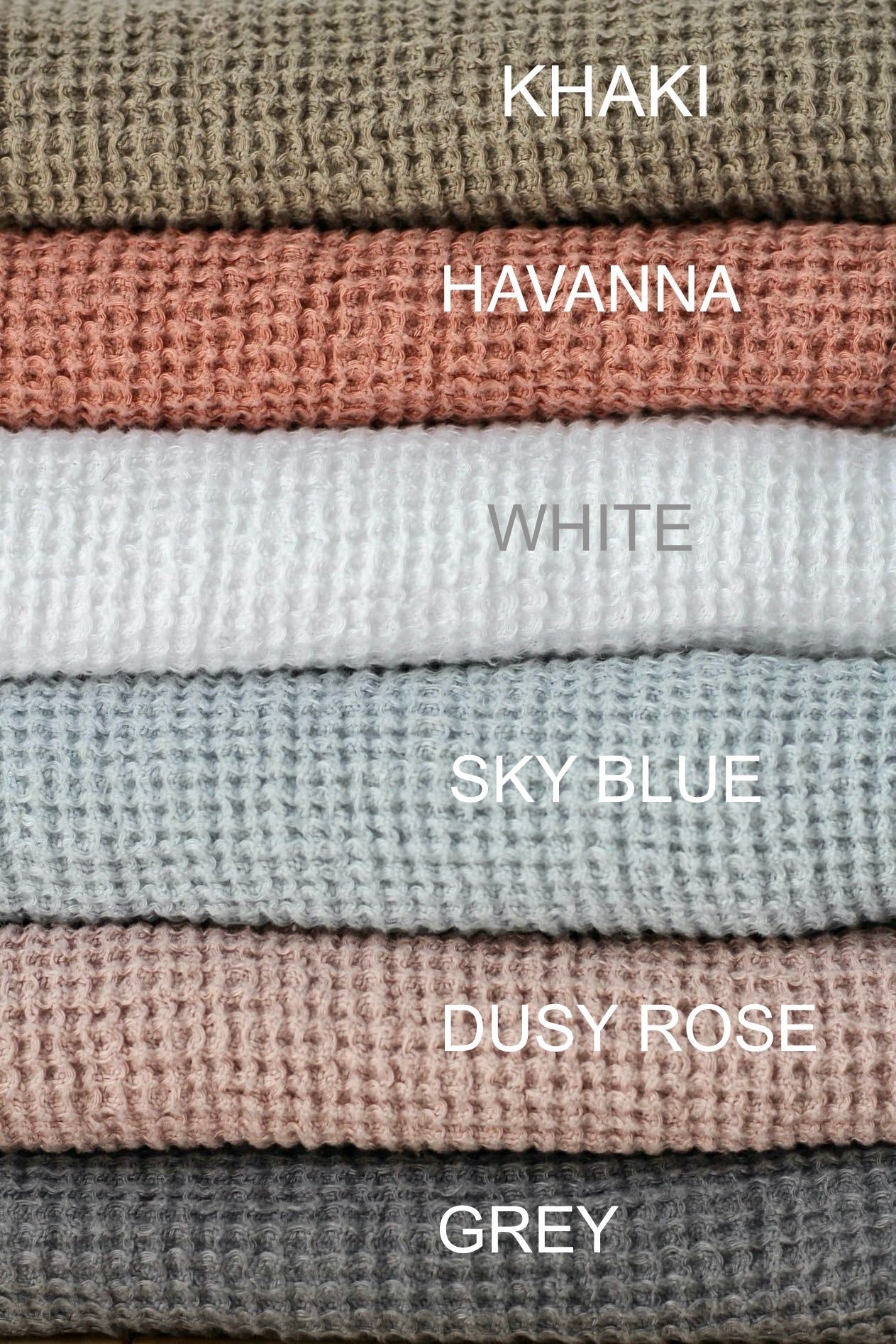 Waffle TOWEL natural waffle - MOO Linen Shop